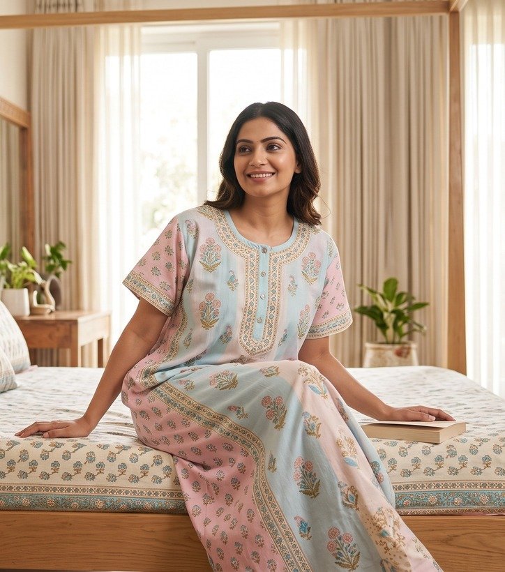 Dreamdots Nightwear Model